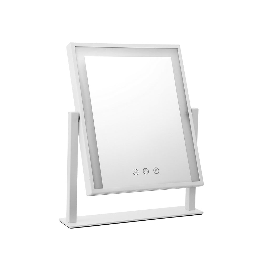 Smart LED Hollywood Makeup Mirror | Embellir 25x30cm Rotating Vanity (White)