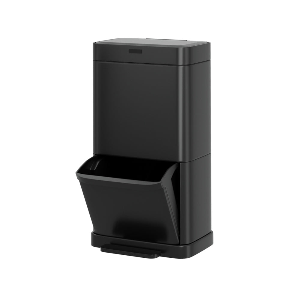 Smart Motion Sensor Recycling Bin | Devanti (70L – Black)