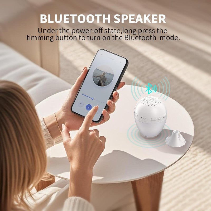 3-in-1 Smart Sound Machine | White Noise, Night Light & Bluetooth Speaker
