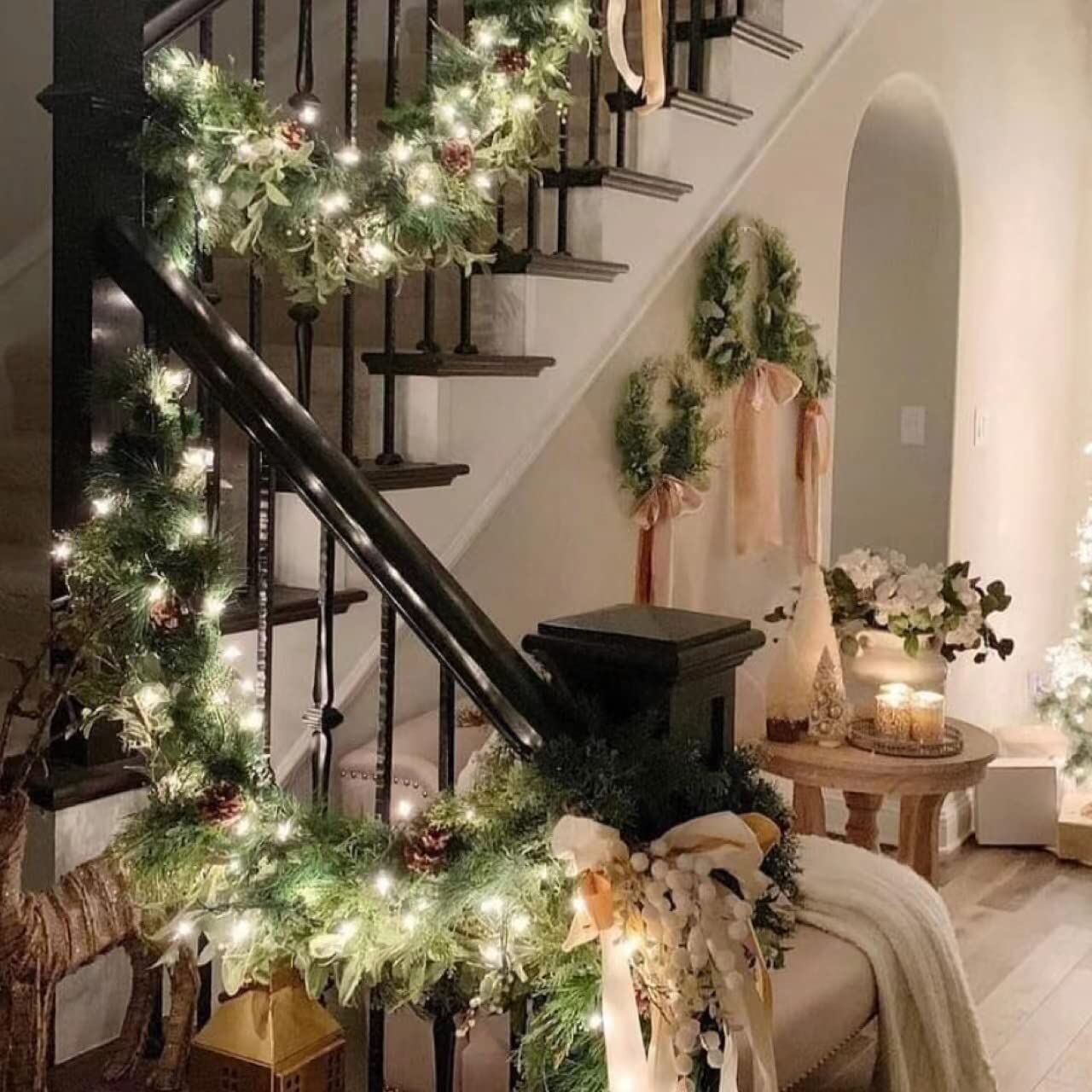 900 LED Fairy String Lights Cool White | 30m USB Green Wire IP44 Waterproof 8-Mode Remote