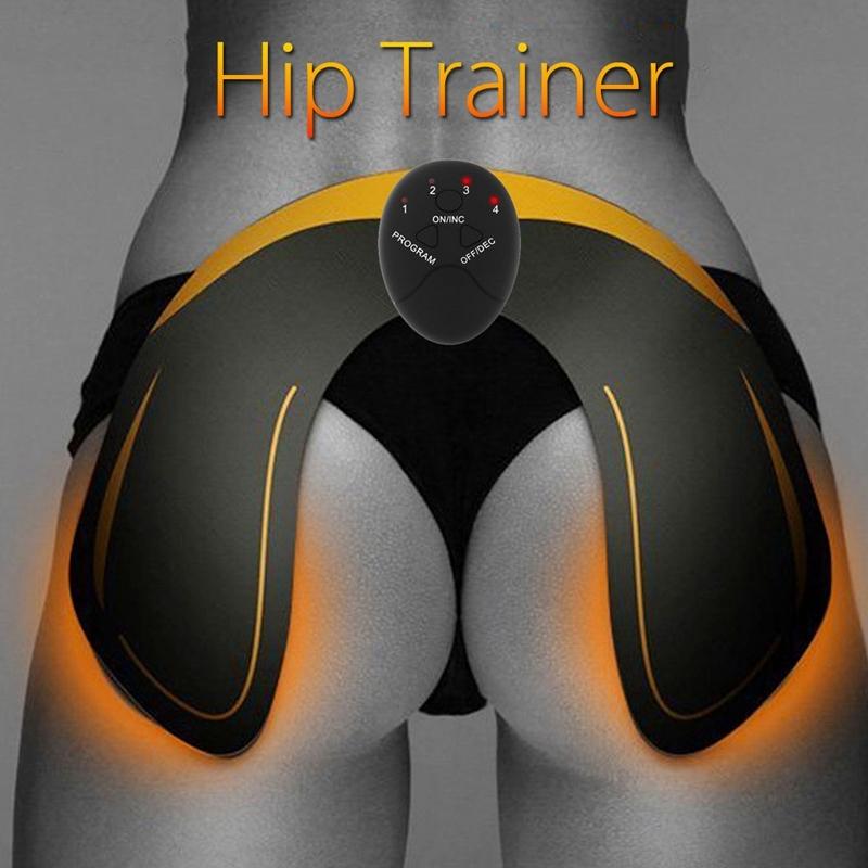 Smart Hip Massager & Trainer Buttock Sticker – Orange/Black