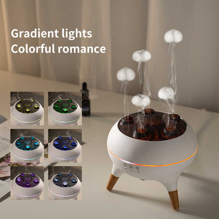 Smart Dynamic Jellyfish Aroma Diffuser | Ambient Light & Adjustable Mist