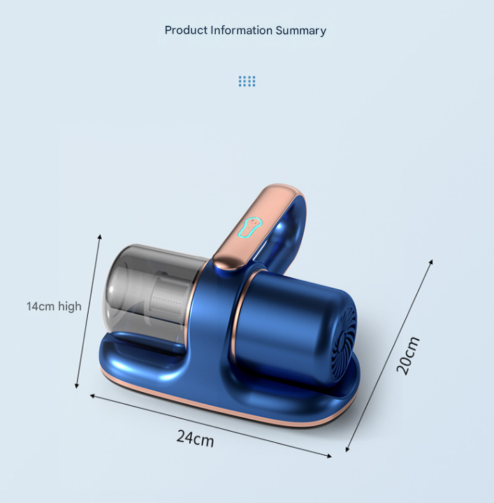 Smart Dust Mite Vacuum | UV-C & HEPA (Grey)