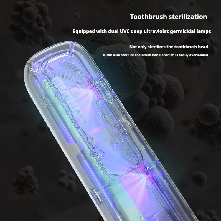 Smart Toothbrush Sterilizer Box | Rechargeable UV & Heat Travel Case