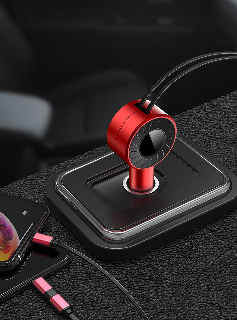 Car Mobile Phone Fast Charger | 3-in-1 Retractable (7th Gen)