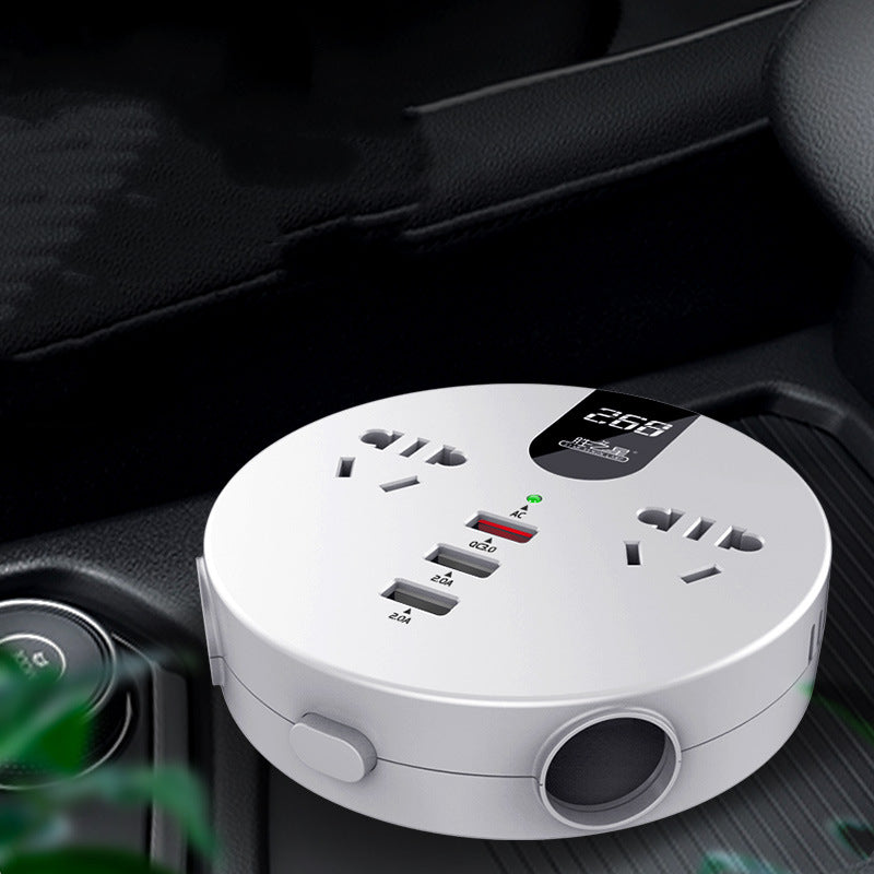 Car Inverter Mobile Charger | QC3.0 Fast Charge