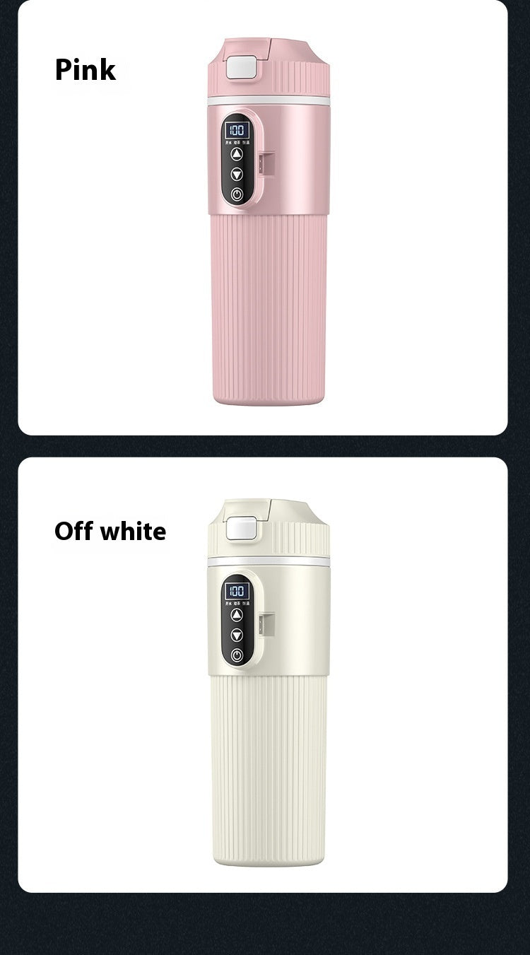 Smart Car Boiling Travel Mug | Portable Self-Heating Vacuum Cup