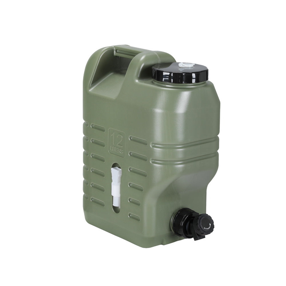 Weisshorn 12L Water Container Jerry Can | Green