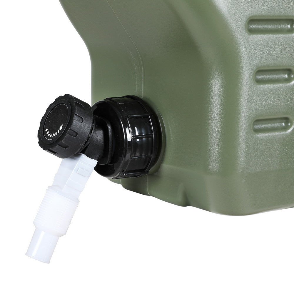 Weisshorn 12L Water Container Jerry Can | Green