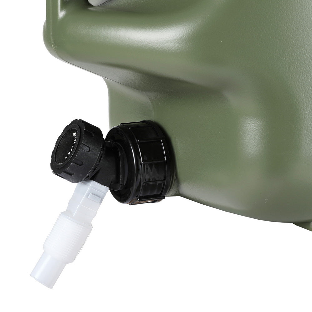 Weisshorn 25L Water Container Jerry Can | Green