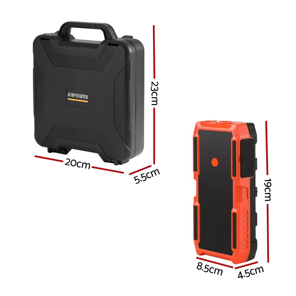 Smart 3000A Portable Car Jump Starter | Giantz 12V Lithium Booster Pack & Power Bank