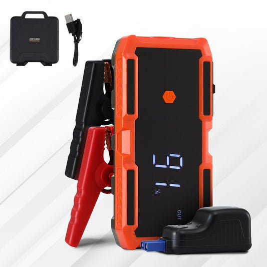 Smart 3000A Portable Car Jump Starter | Giantz 12V Lithium Booster Pack & Power Bank