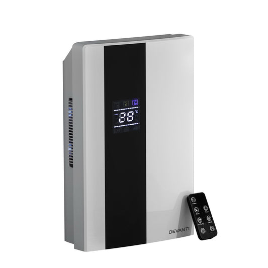 Smart Dehumidifier & Air Purifier | 2L Automatic (White)
