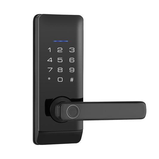 Smart Fingerprint Door Lock | UL-tech Electronic Handle (Black)