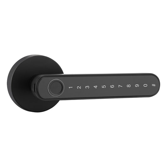 UL-tech Fingerprint Door Lock Smart Electronic Handle – Black
