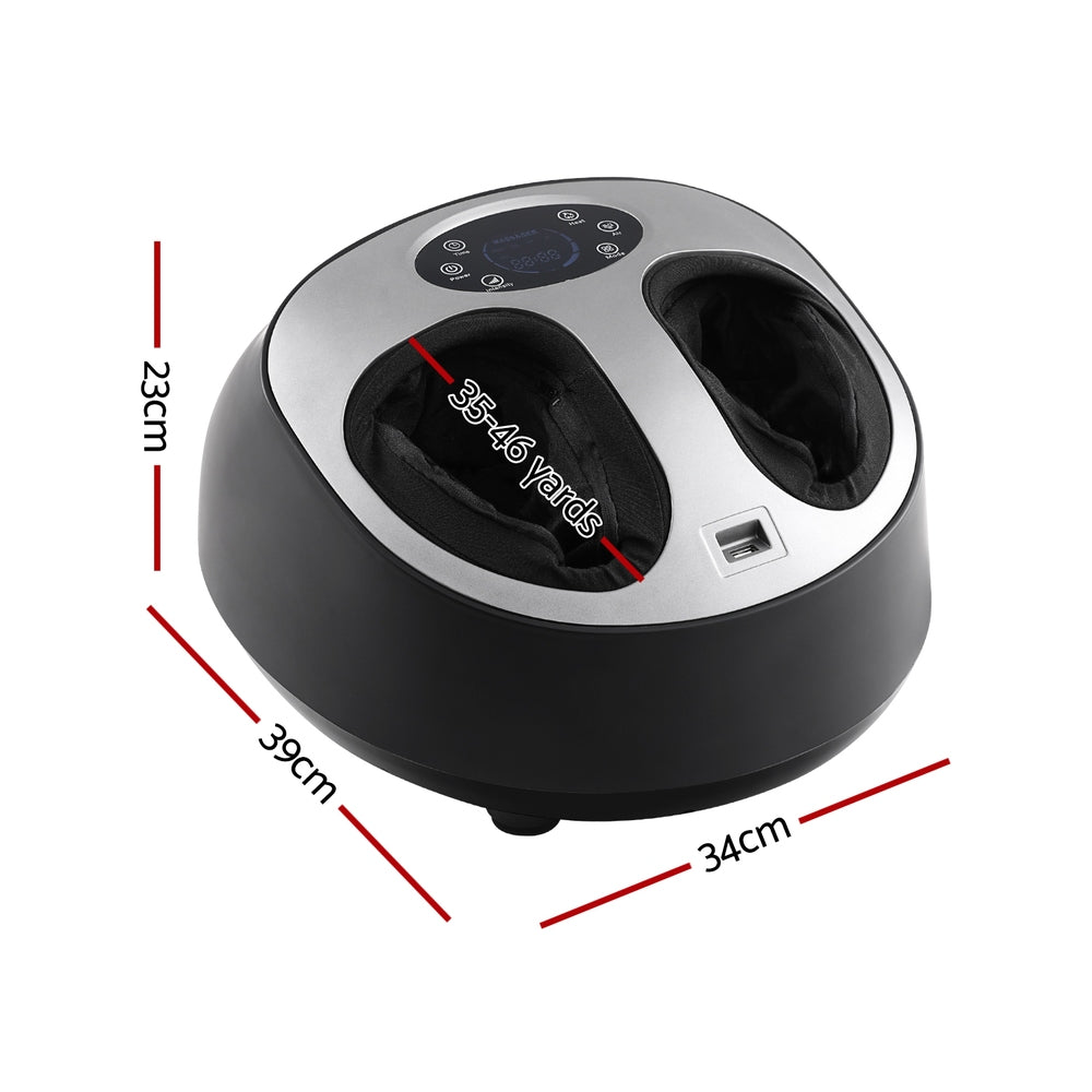 Livemor Kneading Heated Foot Massager | Air Compression & Touch Control