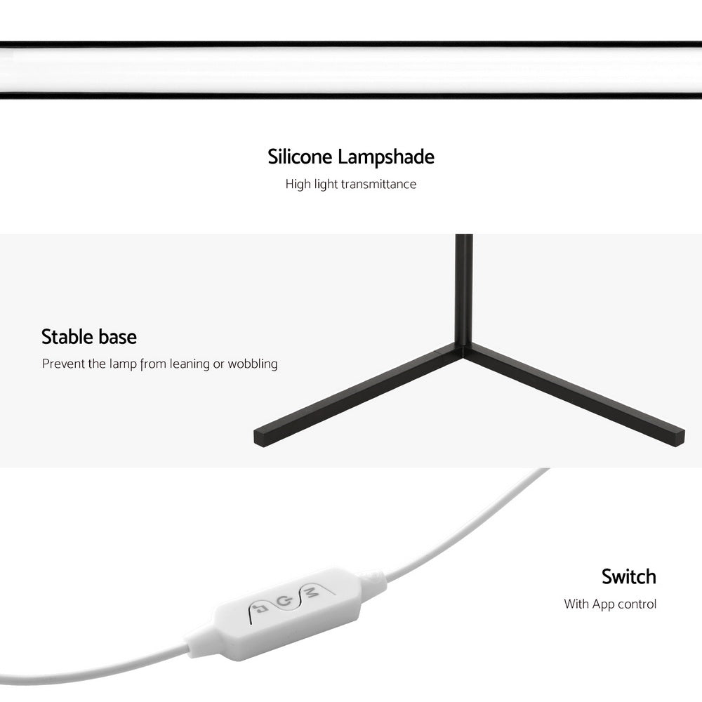 Artiss RGB LED Floor Lamp | Corner Gaming & Ambient Light with Remote & App Control