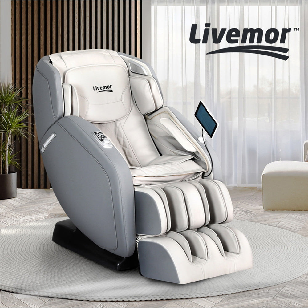 Livemor 4D Massage Chair Electric Recliner Home Massager (Gary)