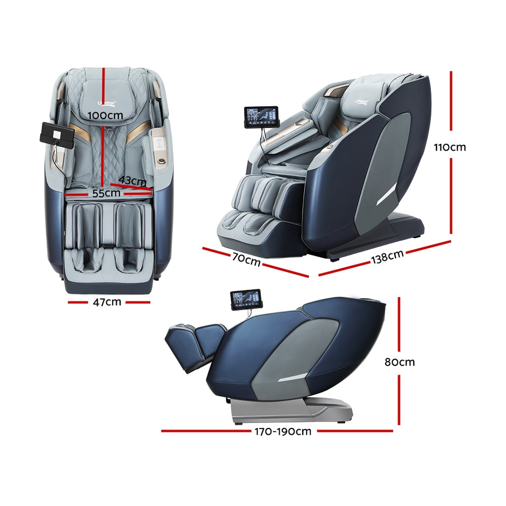 Livemor 4D Massage Chair Electric Recliner Double Core Mechanism Massager (Melisa)