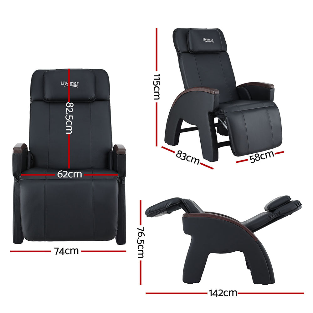 Smart Electric Recliner Massage Chair | Livemor ARIA – Zero Gravity