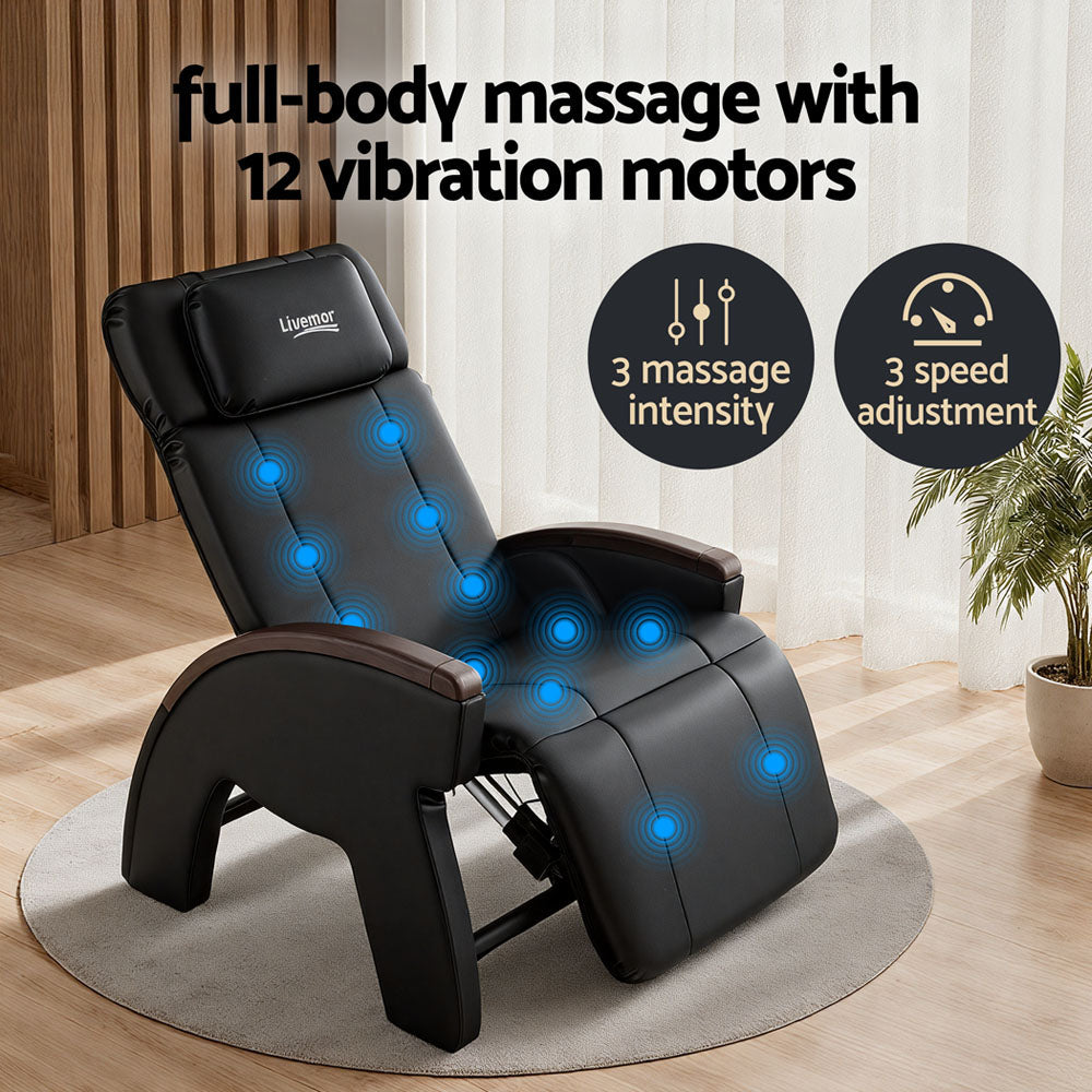 Smart Electric Recliner Massage Chair | Livemor ARIA – Zero Gravity