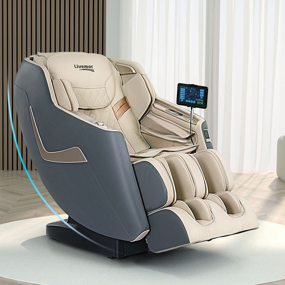 Livemor Massage Chair Electric Recliner Home Massager (3D Opal)