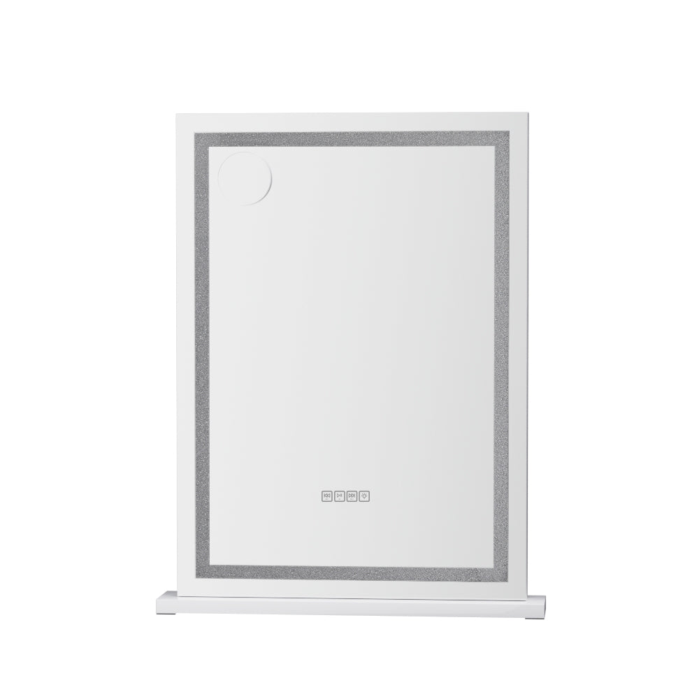 Smart Bluetooth Hollywood Makeup Mirror | Embellir 58x80cm LED Vanity (Crystal)