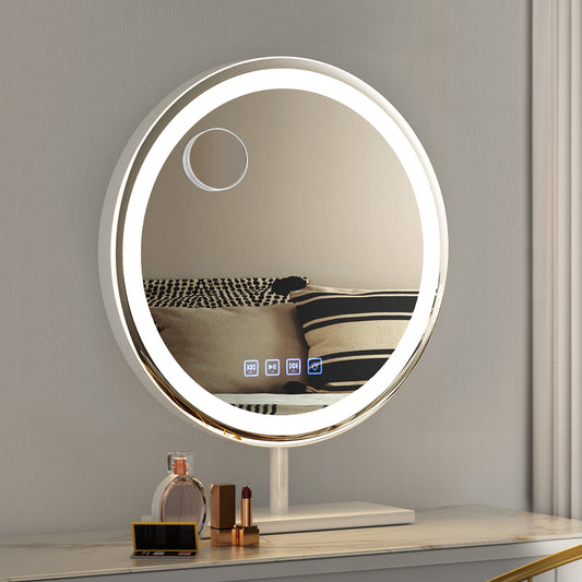Smart Bluetooth Hollywood Makeup Mirror | Embellir 40x40cm Round LED Vanity