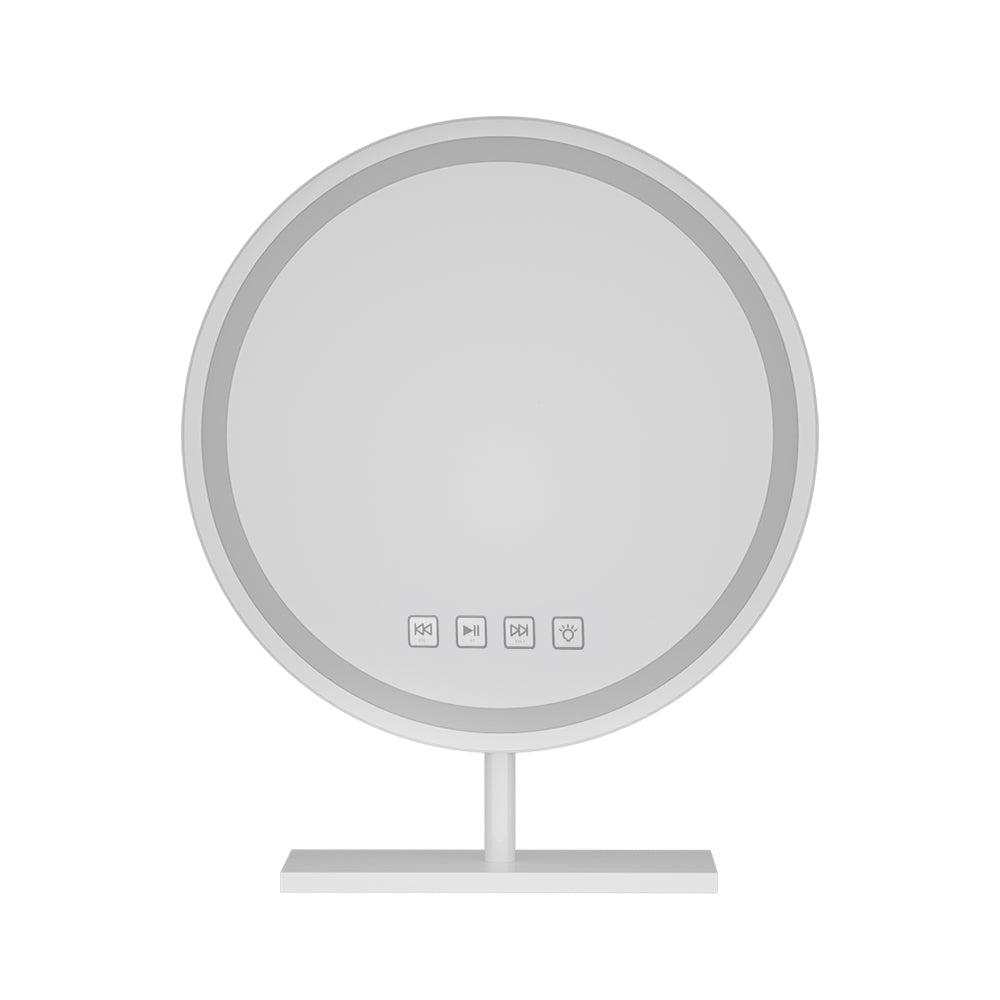 Smart Bluetooth Hollywood Makeup Mirror | Embellir 40x40cm Round LED Vanity