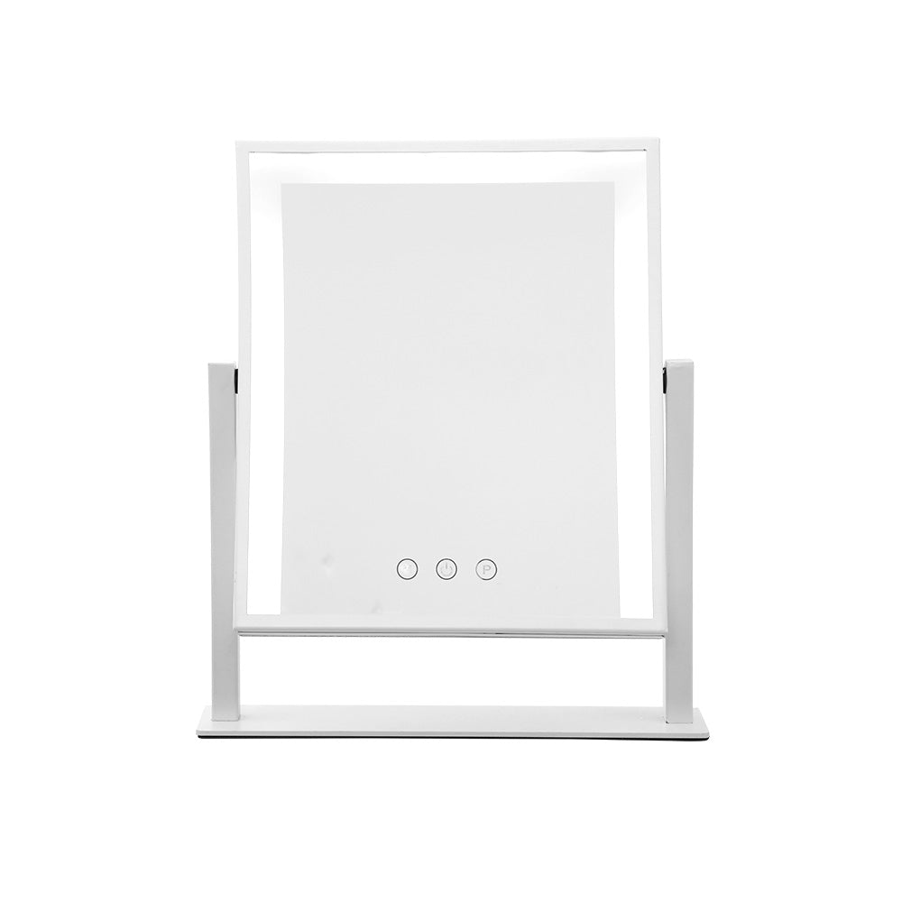 Smart LED Hollywood Makeup Mirror | Embellir 25x30cm Rotating Vanity (White)