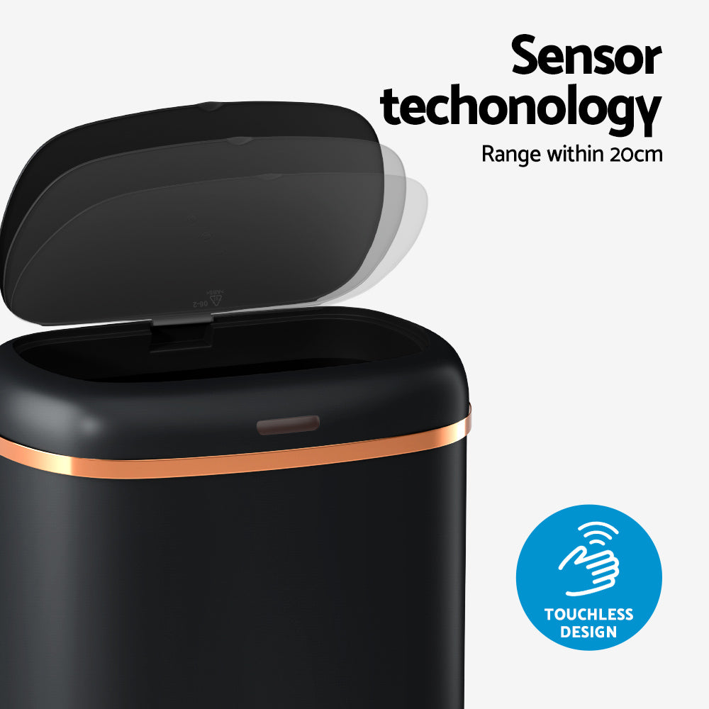 Smart Motion Sensor Bin | 38L Automatic (Black)