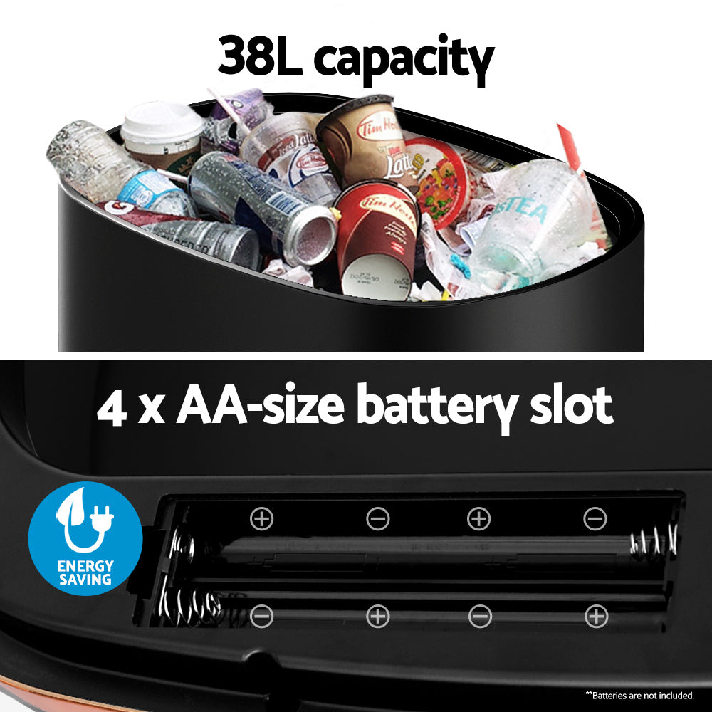 Smart Motion Sensor Bin | 38L Automatic (Black)