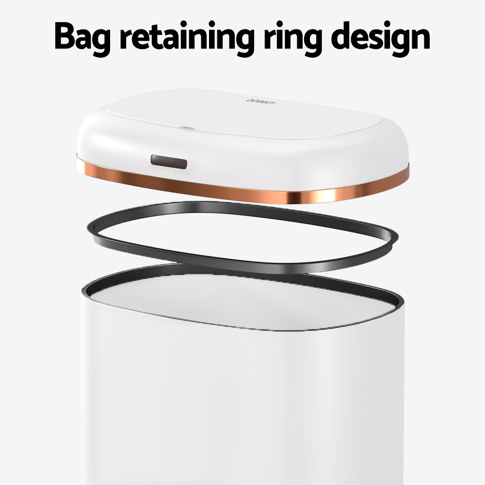 Smart Motion Sensor Bin | 38L Automatic (White)