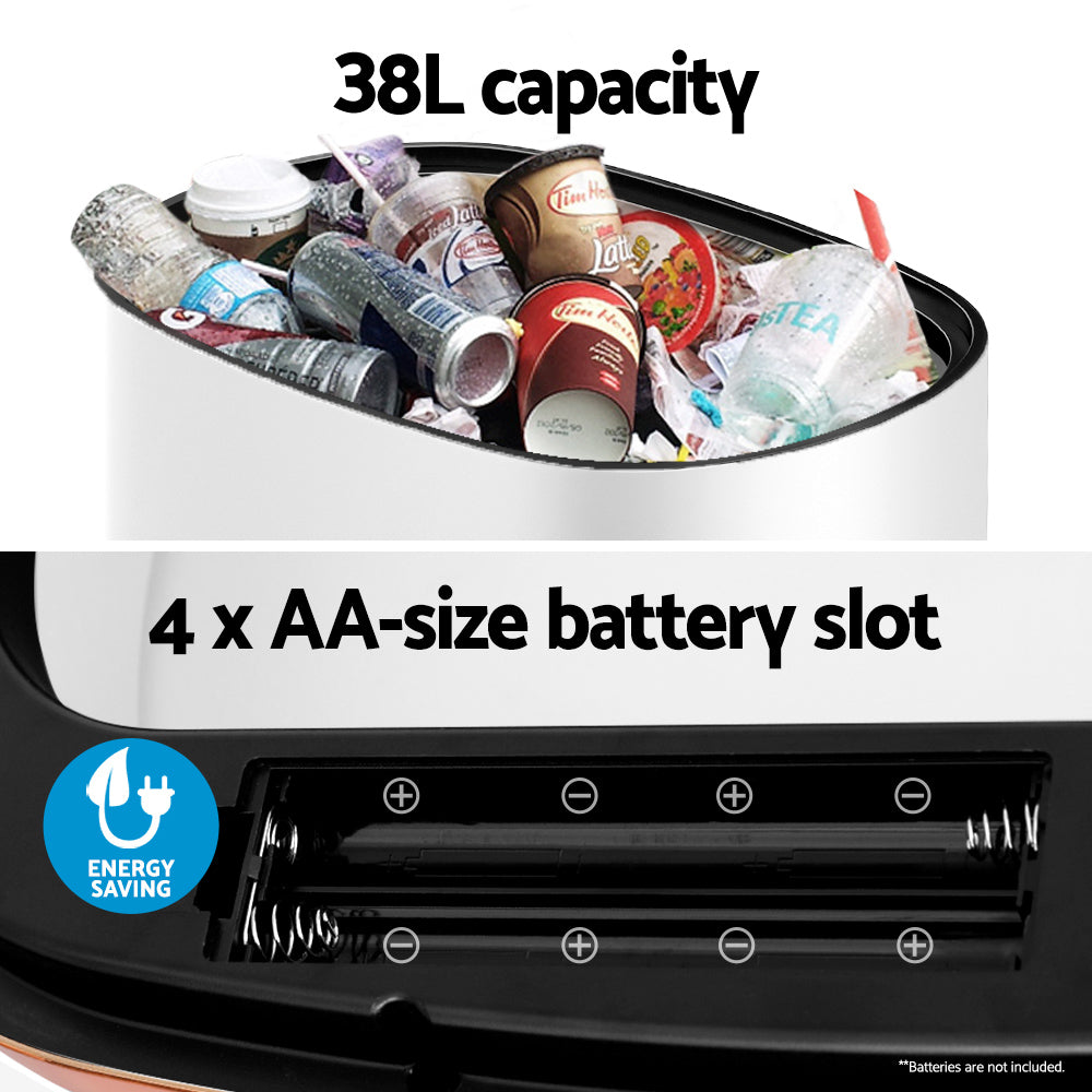 Smart Motion Sensor Bin | 38L Automatic (White)