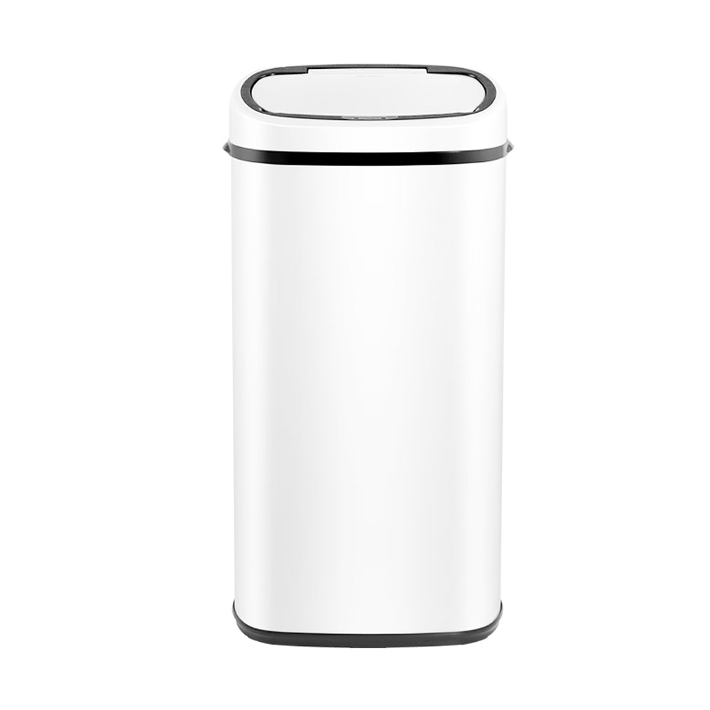 Smart Motion Sensor Bin | Devanti (68L – White)