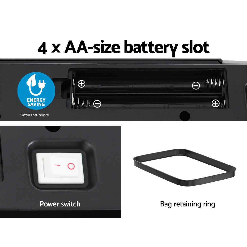 Smart Motion Sensor Recycling Bin | Devanti (70L – Black)