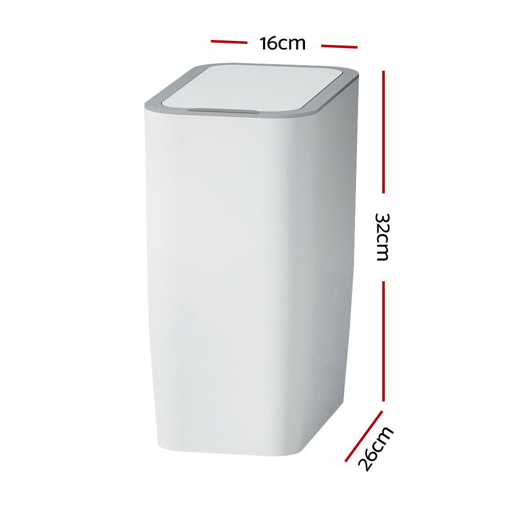 Smart Motion Sensor Bin | Devanti (9L – White)