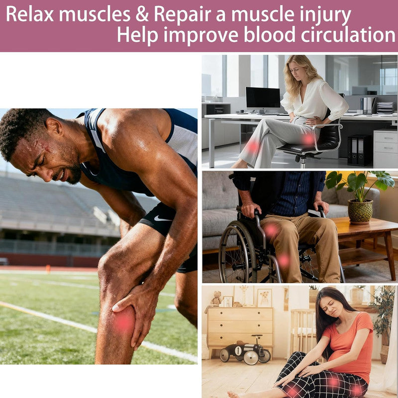 Pink Lymphatic Drainage Massager 360° Anti-Cellulite Body Sculpting Roller