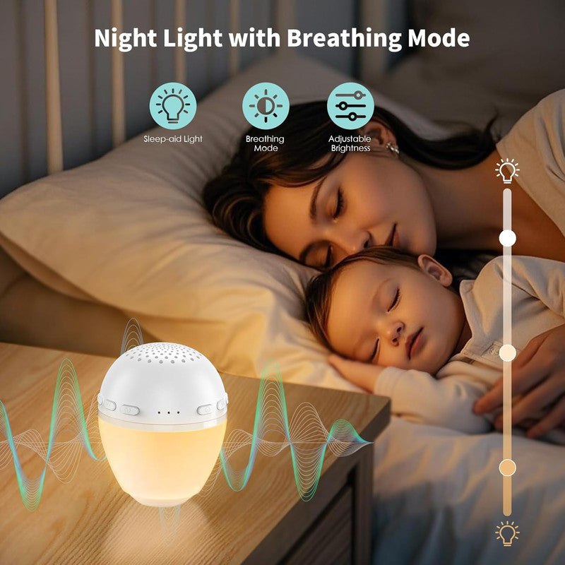 3-in-1 Smart Sound Machine | White Noise, Night Light & Bluetooth Speaker