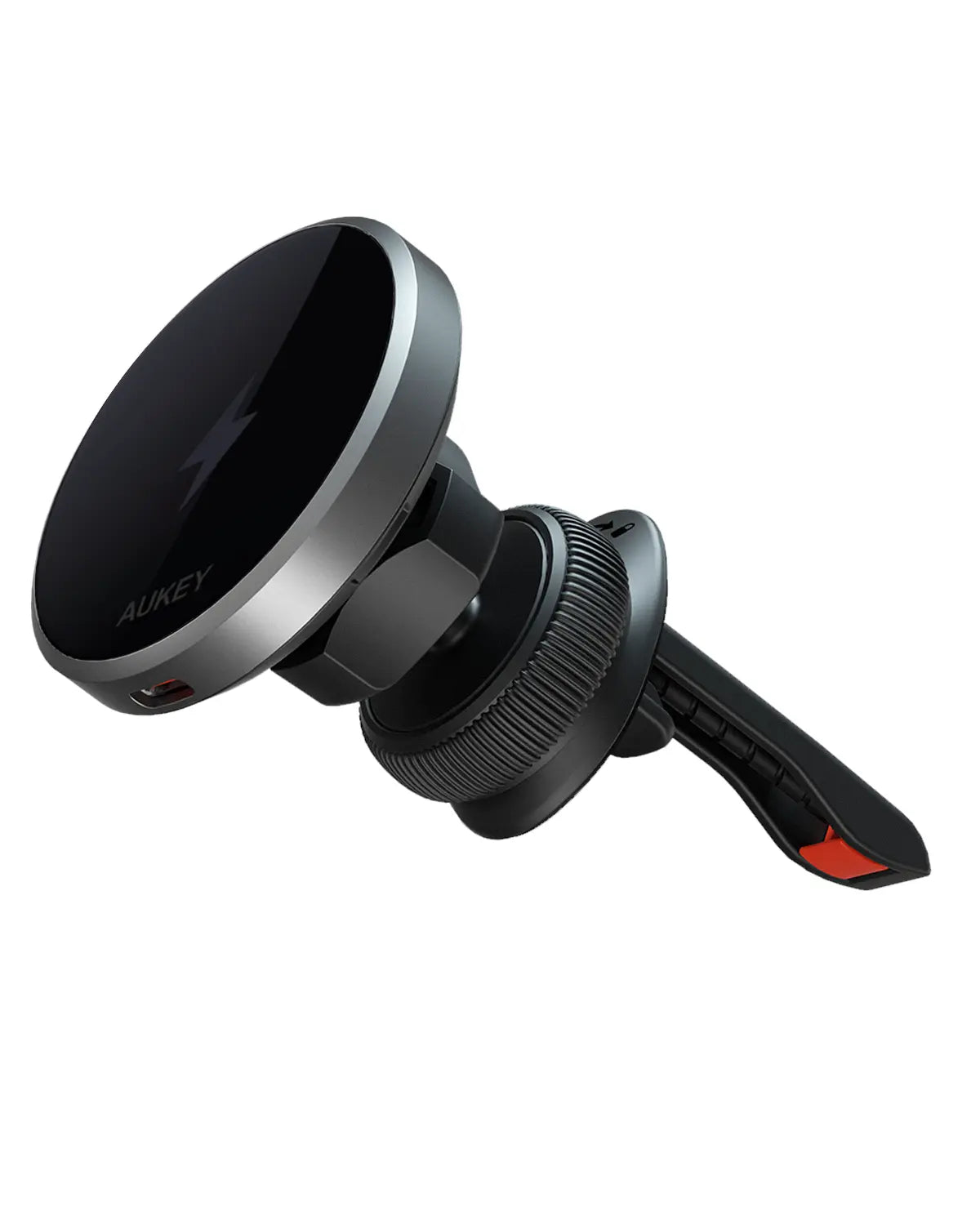 Smart MagLink Magnetic Car Charger Mount | Aukey Fast Wireless Charging Dash Holder (HD-MC13)