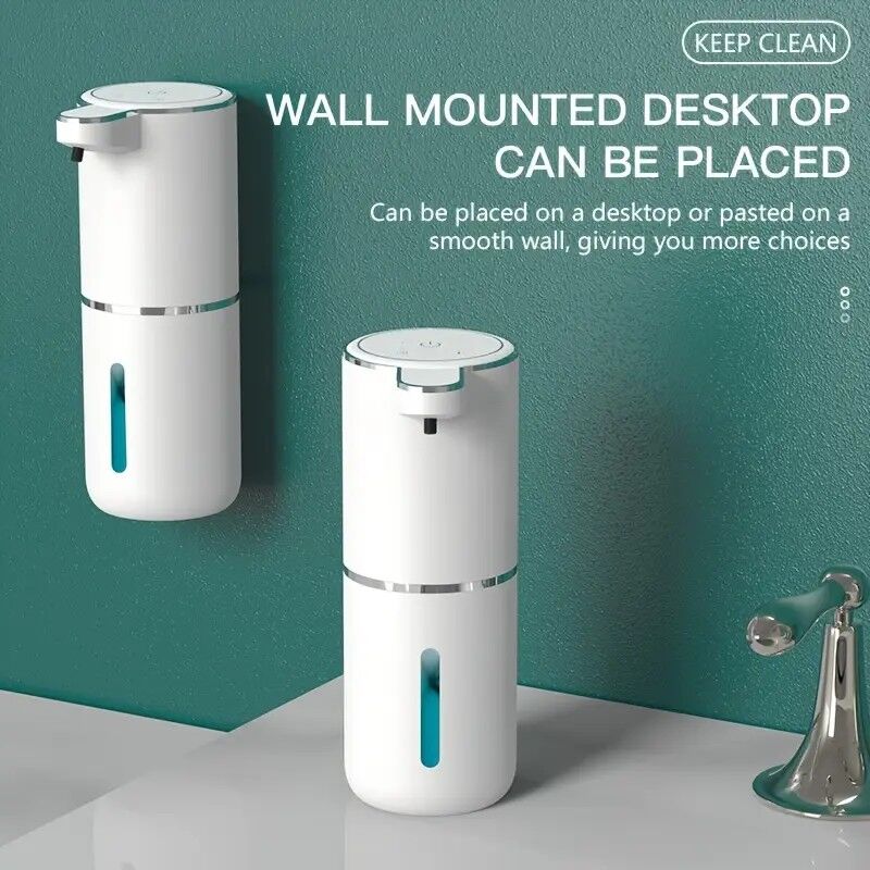 Smart Automatic Soap Dispenser | 380ml Wall-Mounted Rechargeable (Touchless, White)