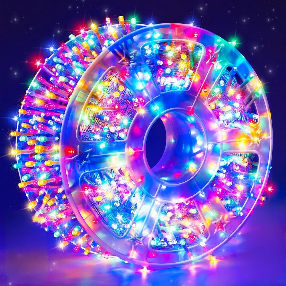 900 LED Fairy String Lights Colorful | 30m USB Green Wire IP44 Waterproof 8-Mode Remote