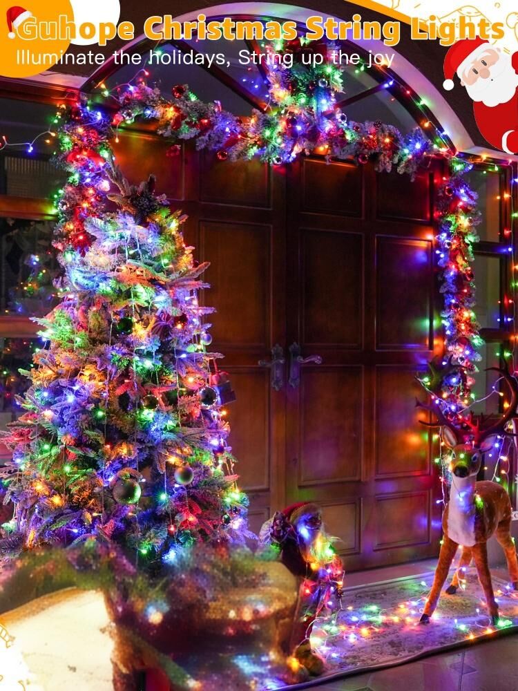 900 LED Fairy String Lights Colorful | 30m USB Green Wire IP44 Waterproof 8-Mode Remote