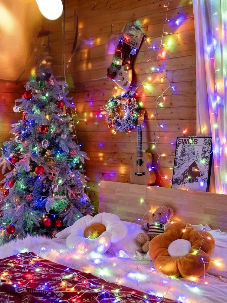 900 LED Fairy String Lights Colorful | 30m USB Green Wire IP44 Waterproof 8-Mode Remote