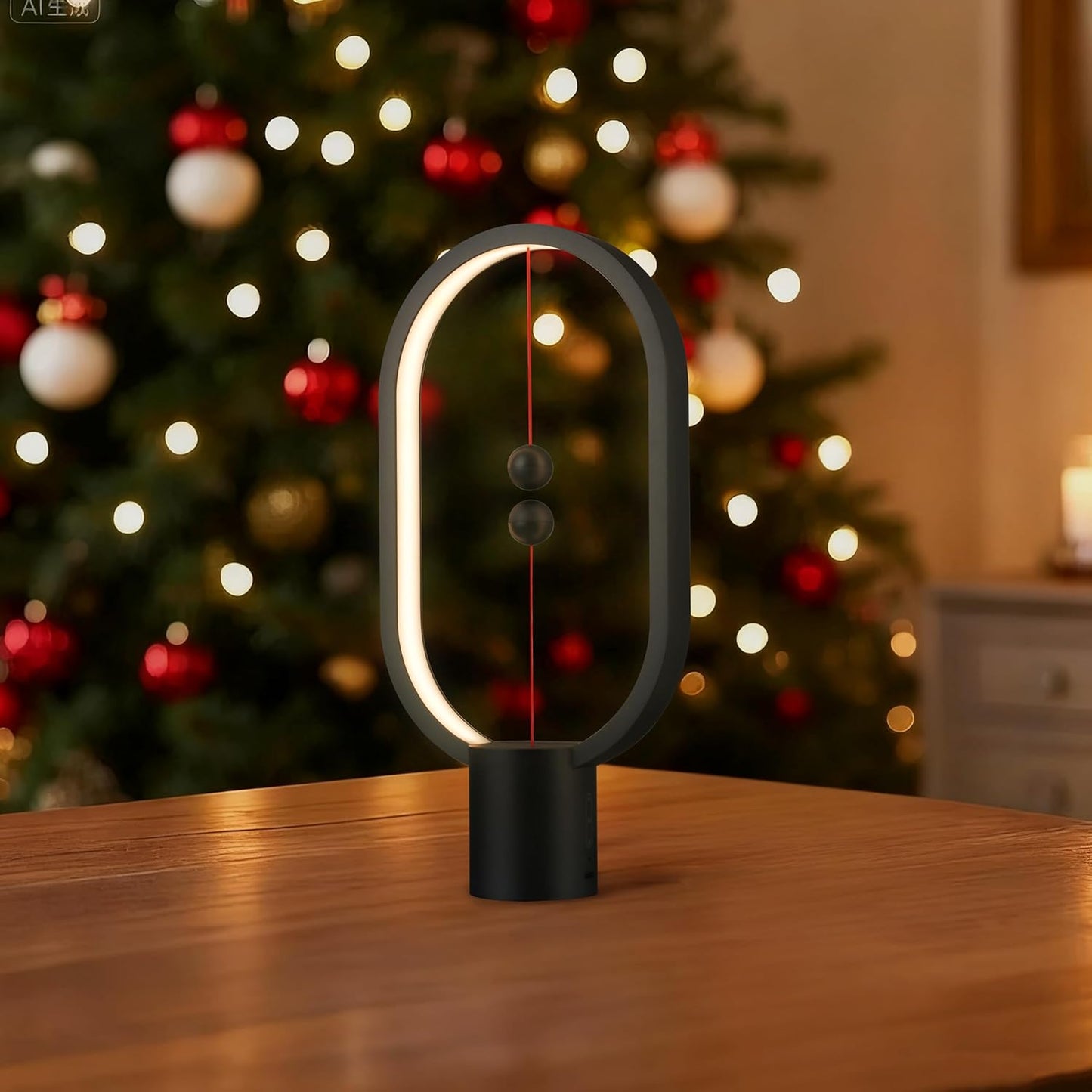 Magnetic Balance LED Table Lamp Black | Award-Winning USB Dimmable Light