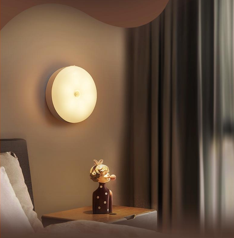 Smart Motion Sensor LED Night Light | 86mm Rechargeable Induction Lamp with Magnetic Mount