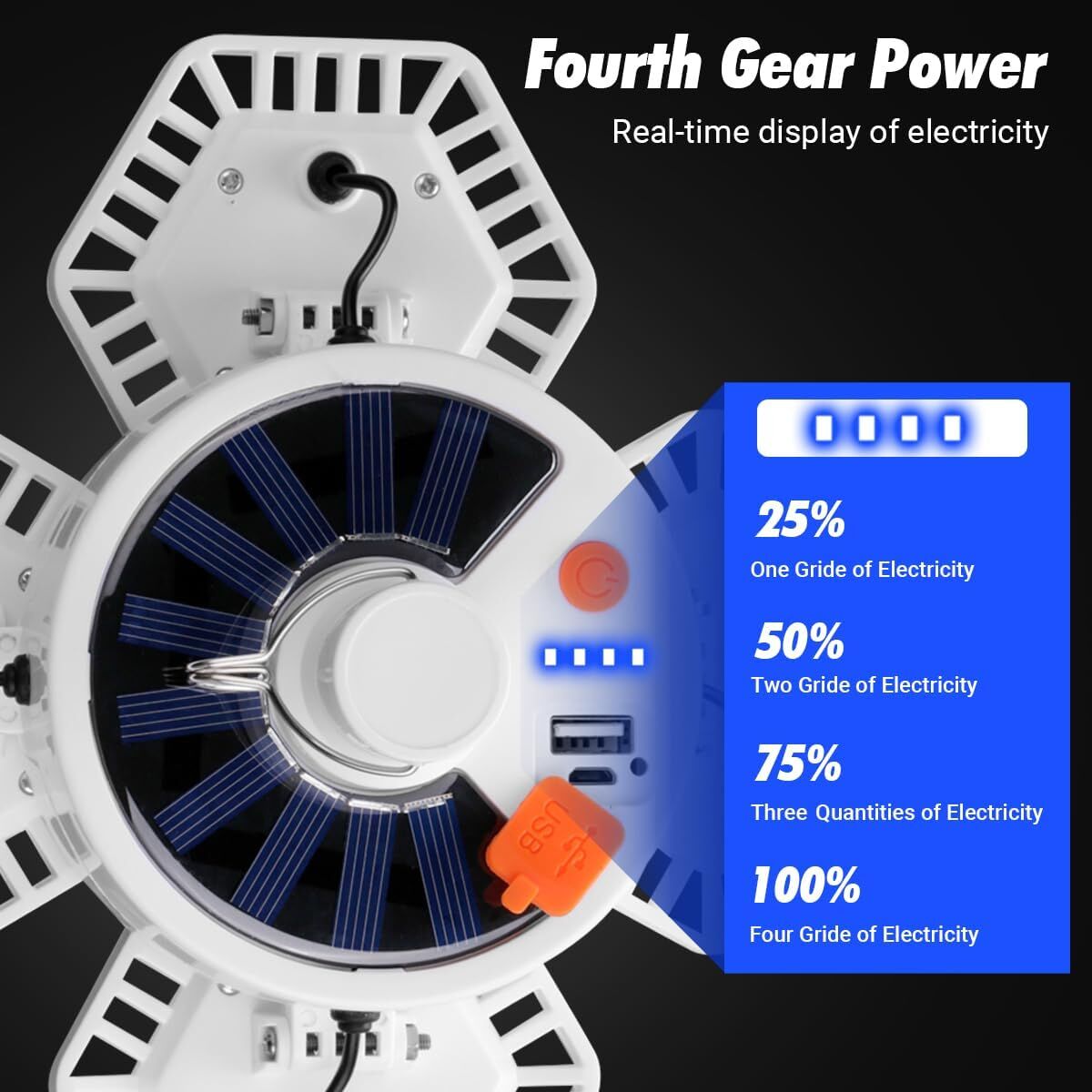 Smart Solar Camping Lantern | 169-LED Folding Light with Remote Control