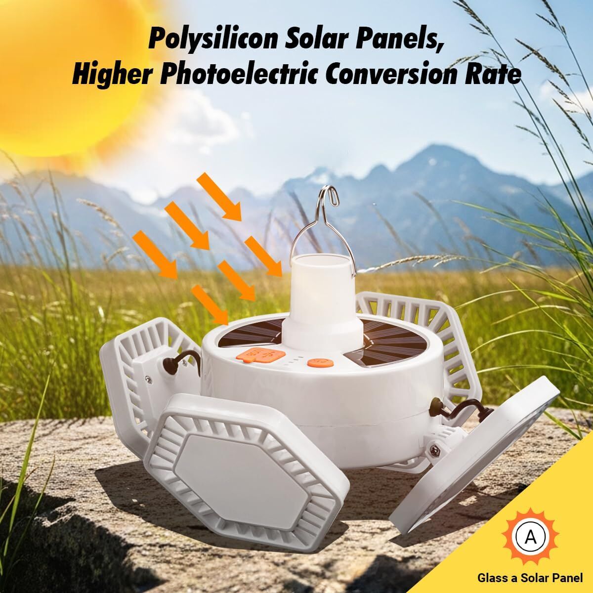 Smart Solar Camping Lantern | 169-LED Folding Light with Remote Control