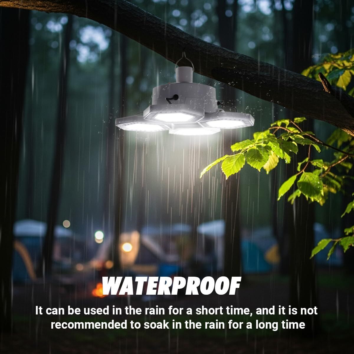 Smart Solar Camping Lantern | 169-LED Folding Light with Remote Control