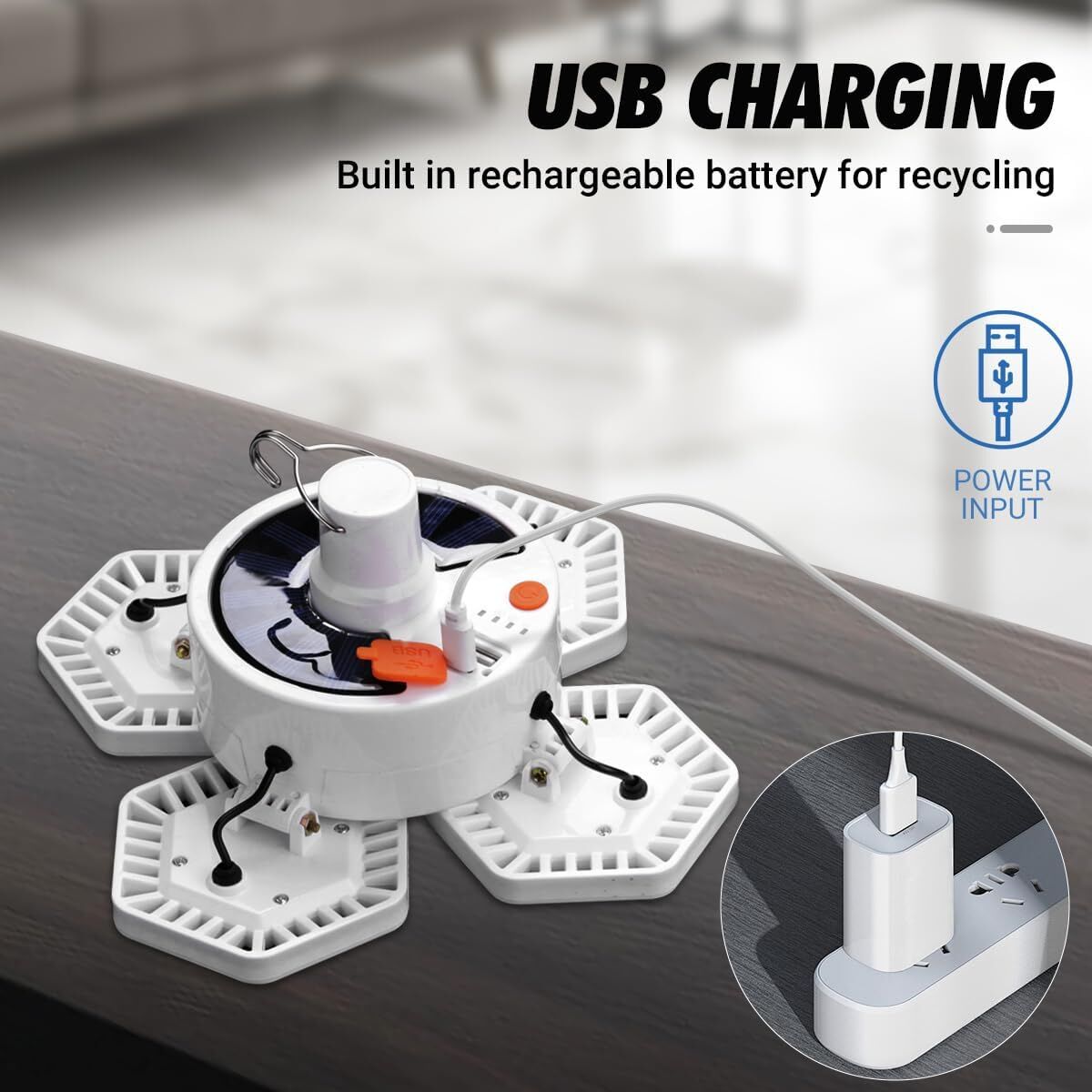 Smart Solar Camping Lantern | 169-LED Folding Light with Remote Control